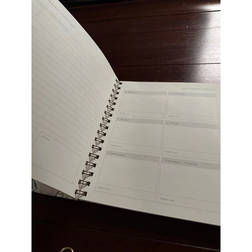 2026 Planner Spiral Monthly Yearly Organizer New